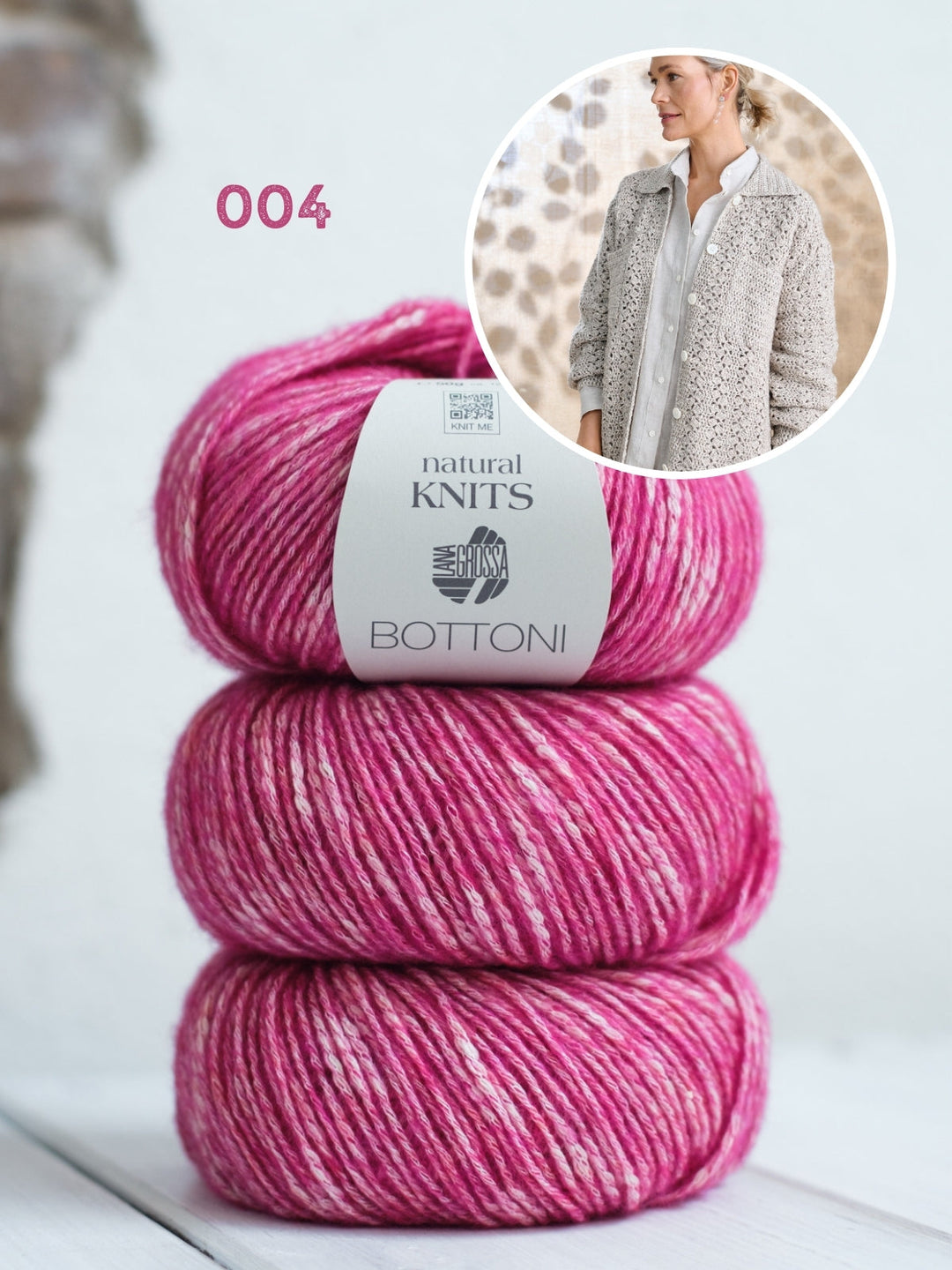 Häkelpaket Bottoni Jacke