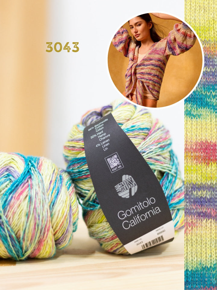Strickpaket Gomitolo California kurze Jacke - Top-down