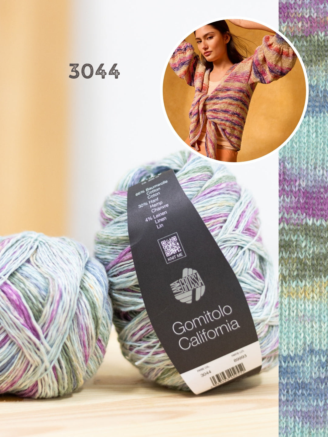 Strickpaket Gomitolo California kurze Jacke - Top-down