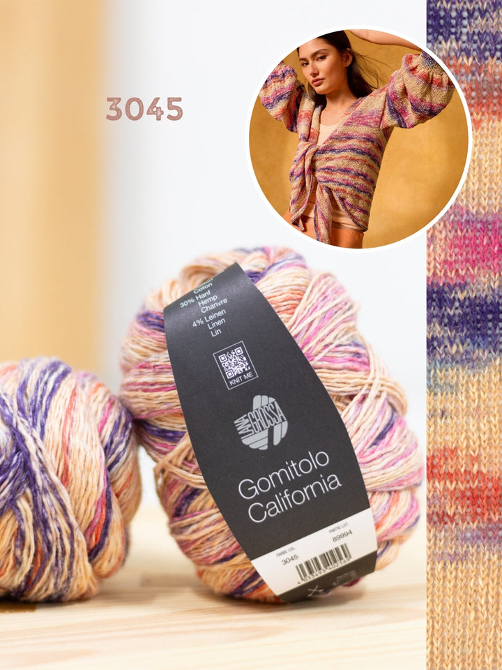 Strickpaket Gomitolo California kurze Jacke - Top-down