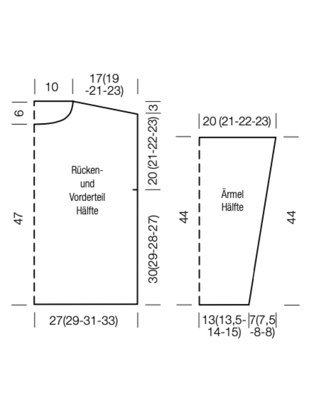 Strickpaket Tessera Streifenpullover