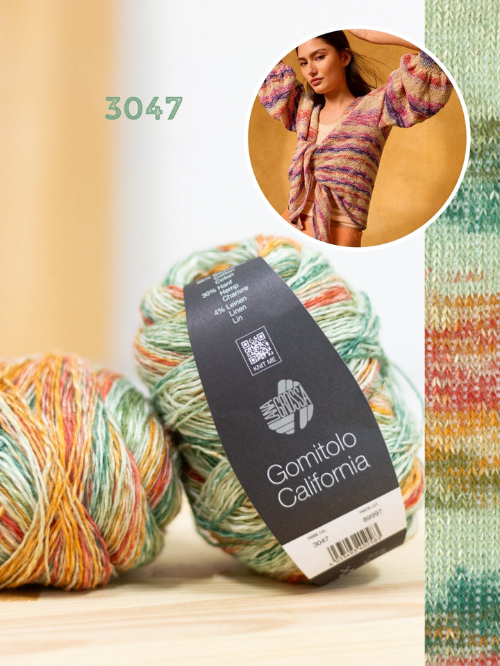 Strickpaket Gomitolo California kurze Jacke - Top-down