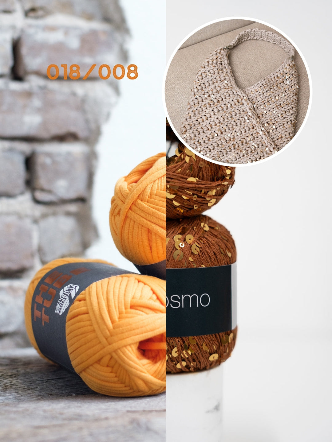 Häkelpaket The Tube Cosmo Tasche