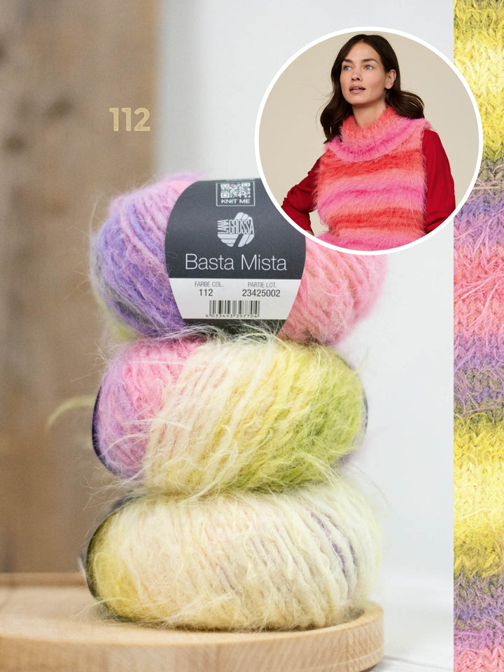 Strickpaket Basta Mista Pullunder mit Rollkragen