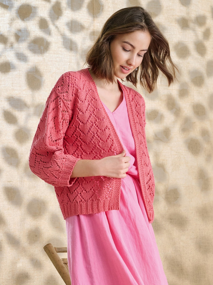 Strickpaket Tessera Jacke im Lochmuster