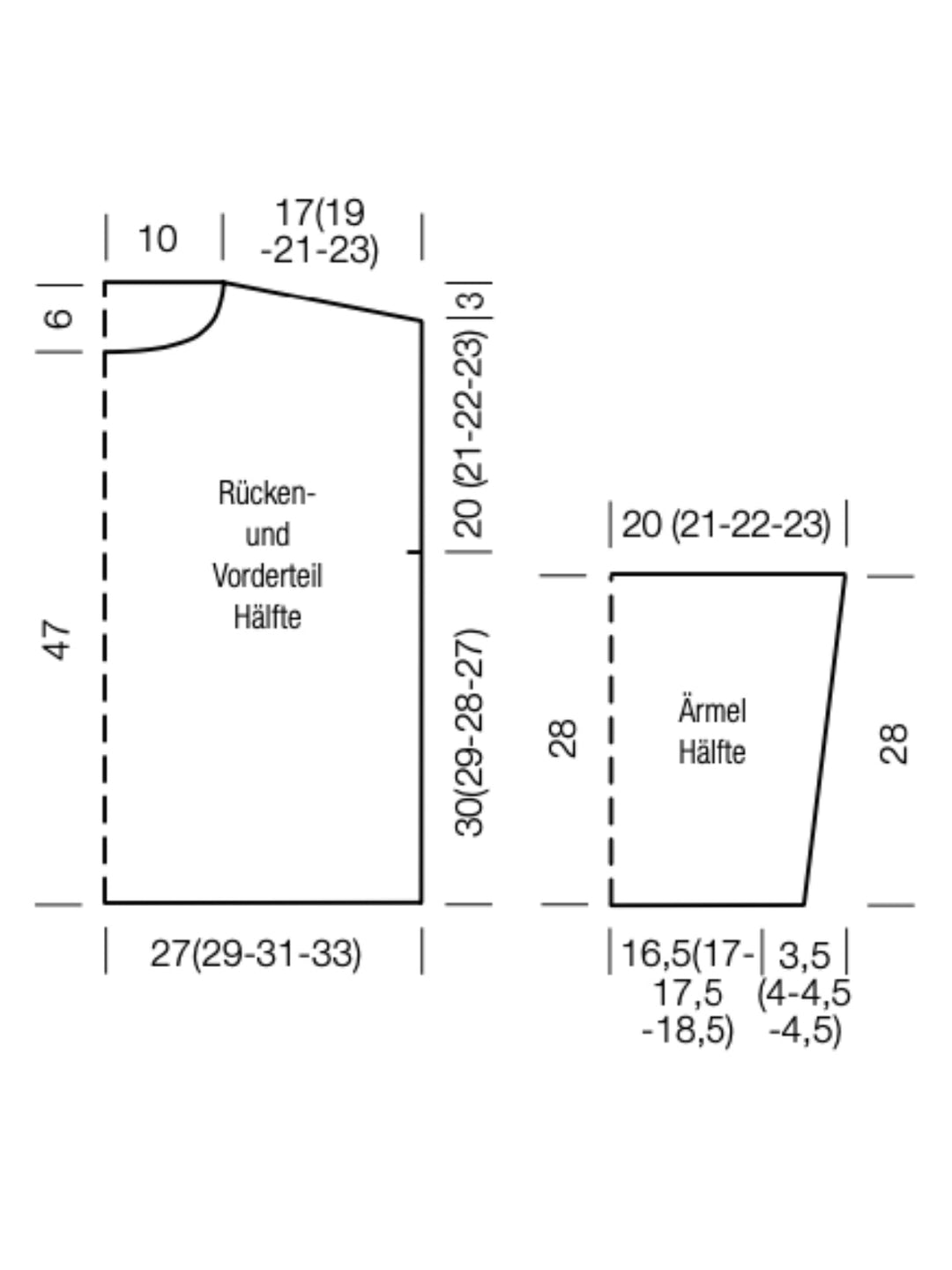 Strickpaket Tessera Streifenshirt
