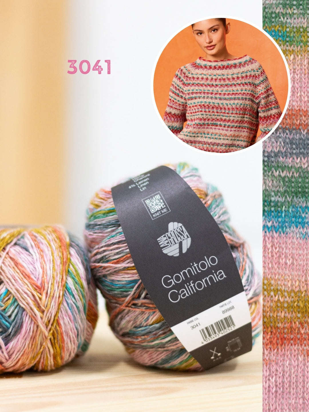 Häkelpaket Gomitolo California Raglanpullover