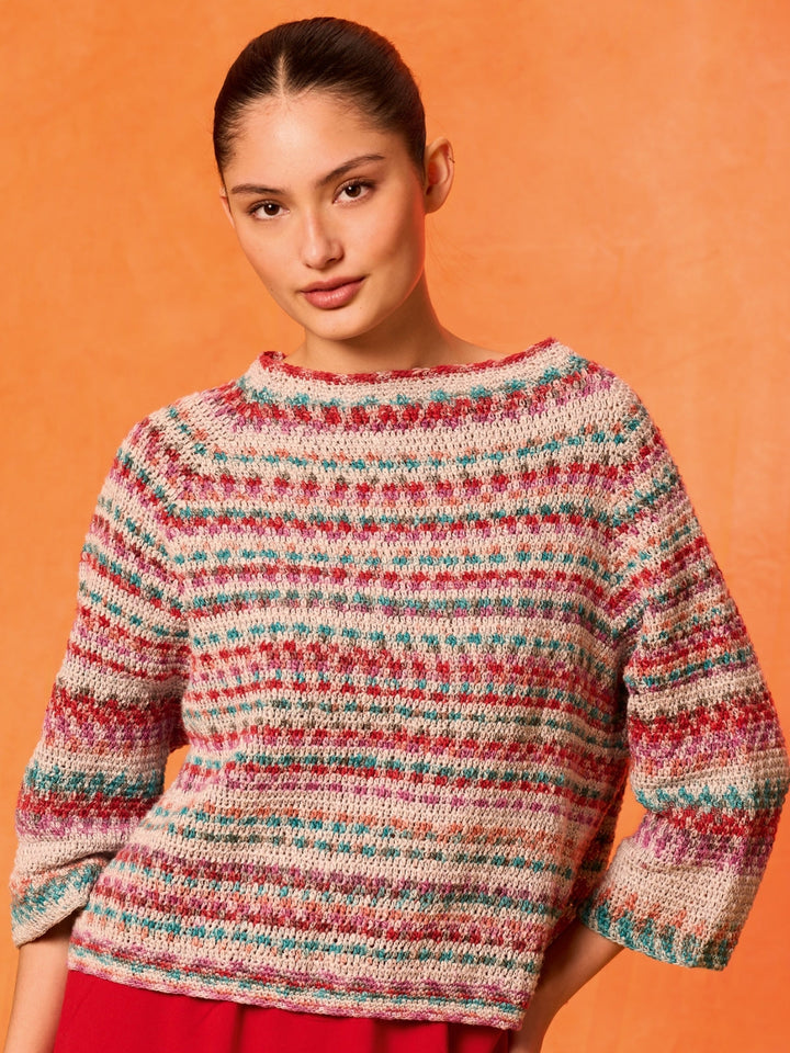 Häkelpaket Gomitolo California Raglanpullover
