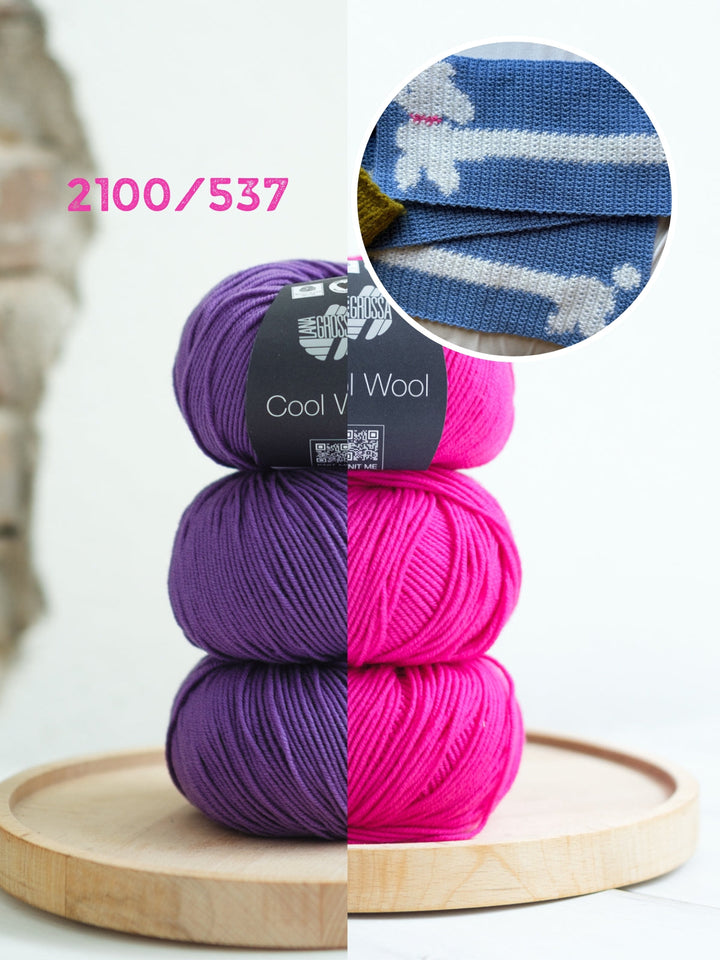 Häkelpaket Poodle Scarf – Englischsprachig – Devout Hand