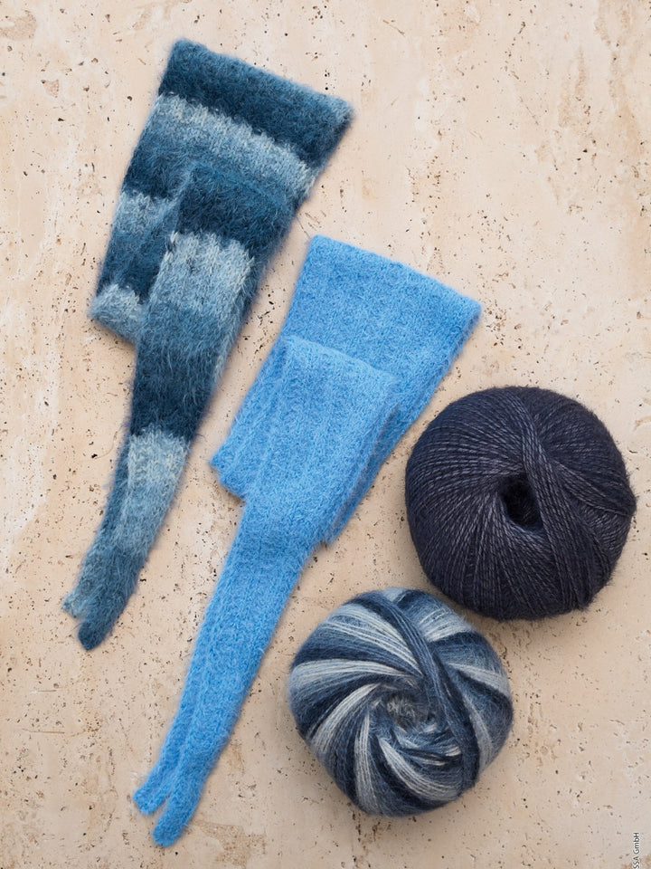 Strickpaket Cosy Socks Set (Minischal + Mütze)
