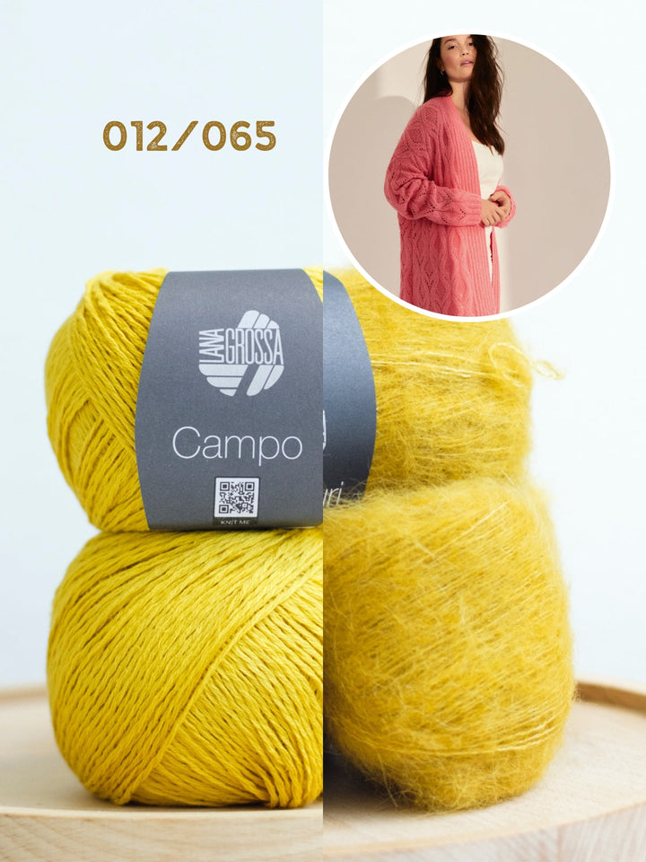 Strickpaket Campo &amp; Setasuri Cardigan