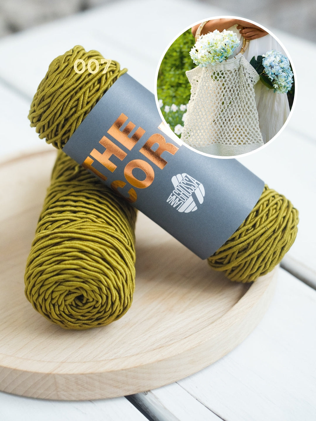 Häkelpaket The Core Markttasche im Netzmuster