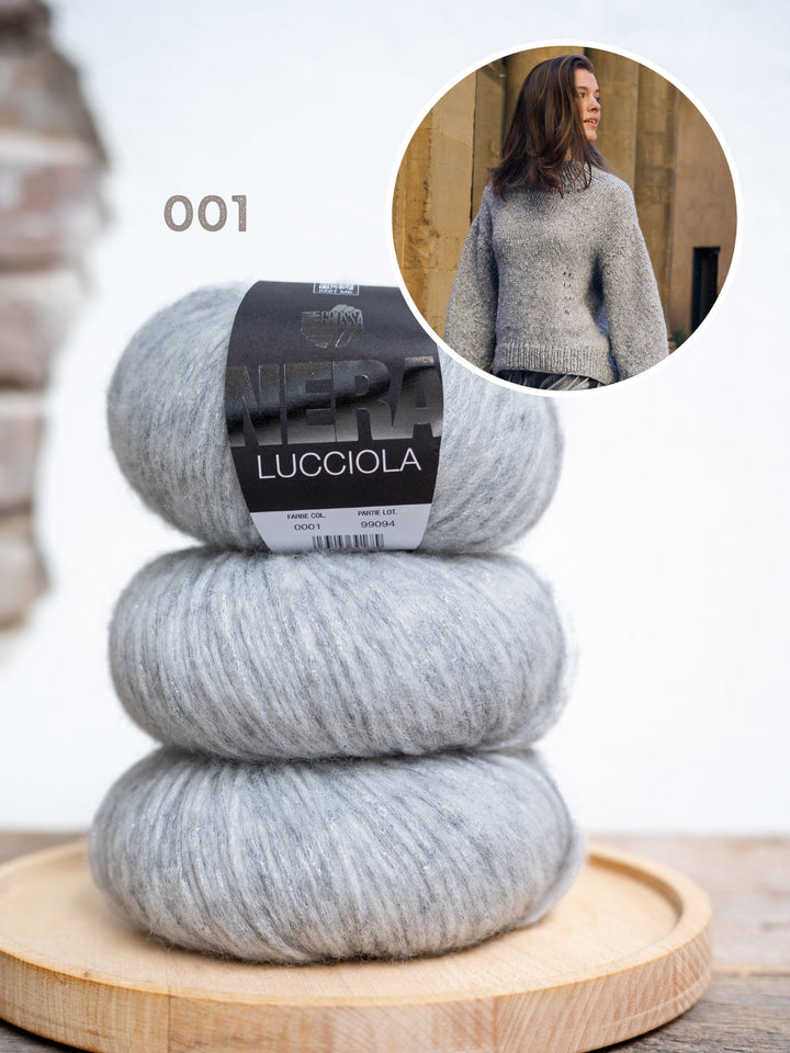 Strickpaket Lucciola Top-down Pullover