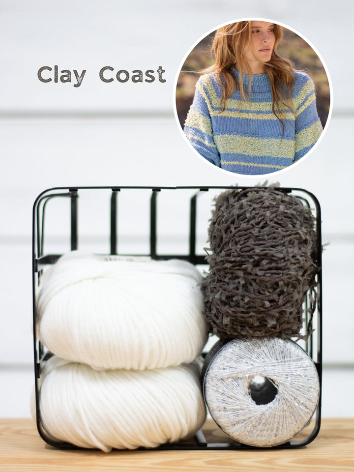 Strickpaket Frizzante Summer Softness Glamour Top Down Shirt