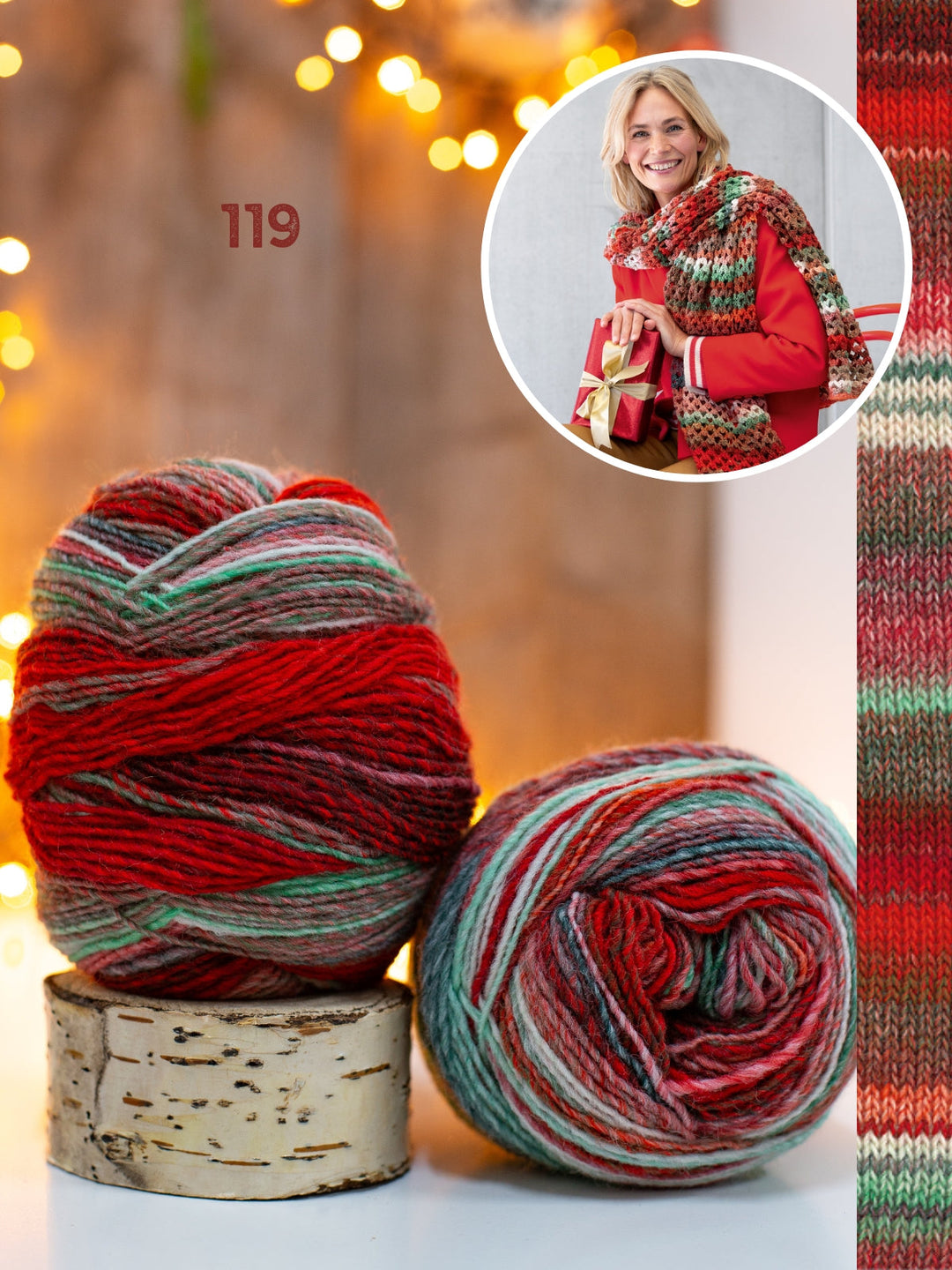 Häkelpaket Christmas Edition Schal