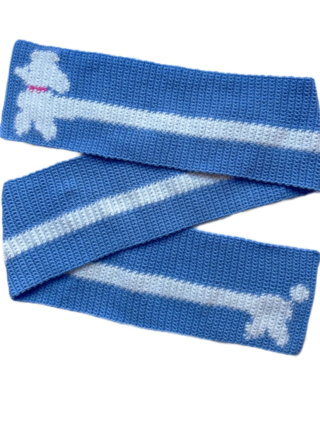 Häkelpaket Poodle Scarf – Englischsprachig – Devout Hand