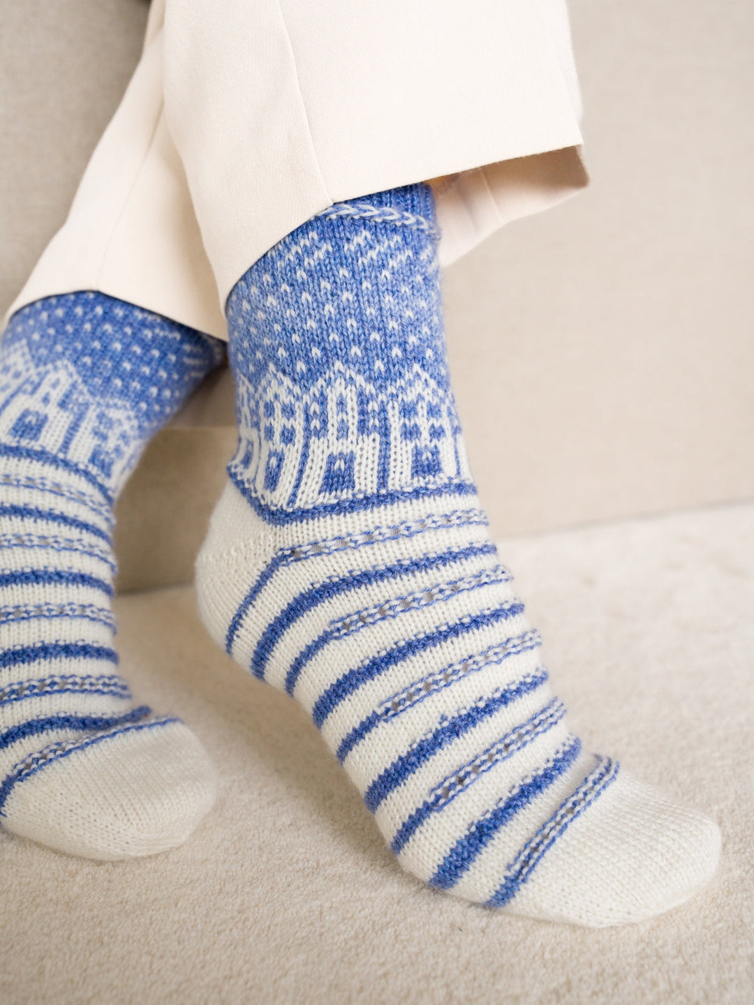 Strickpaket Frühlingssocken Woolycell - Tanja Steinbach