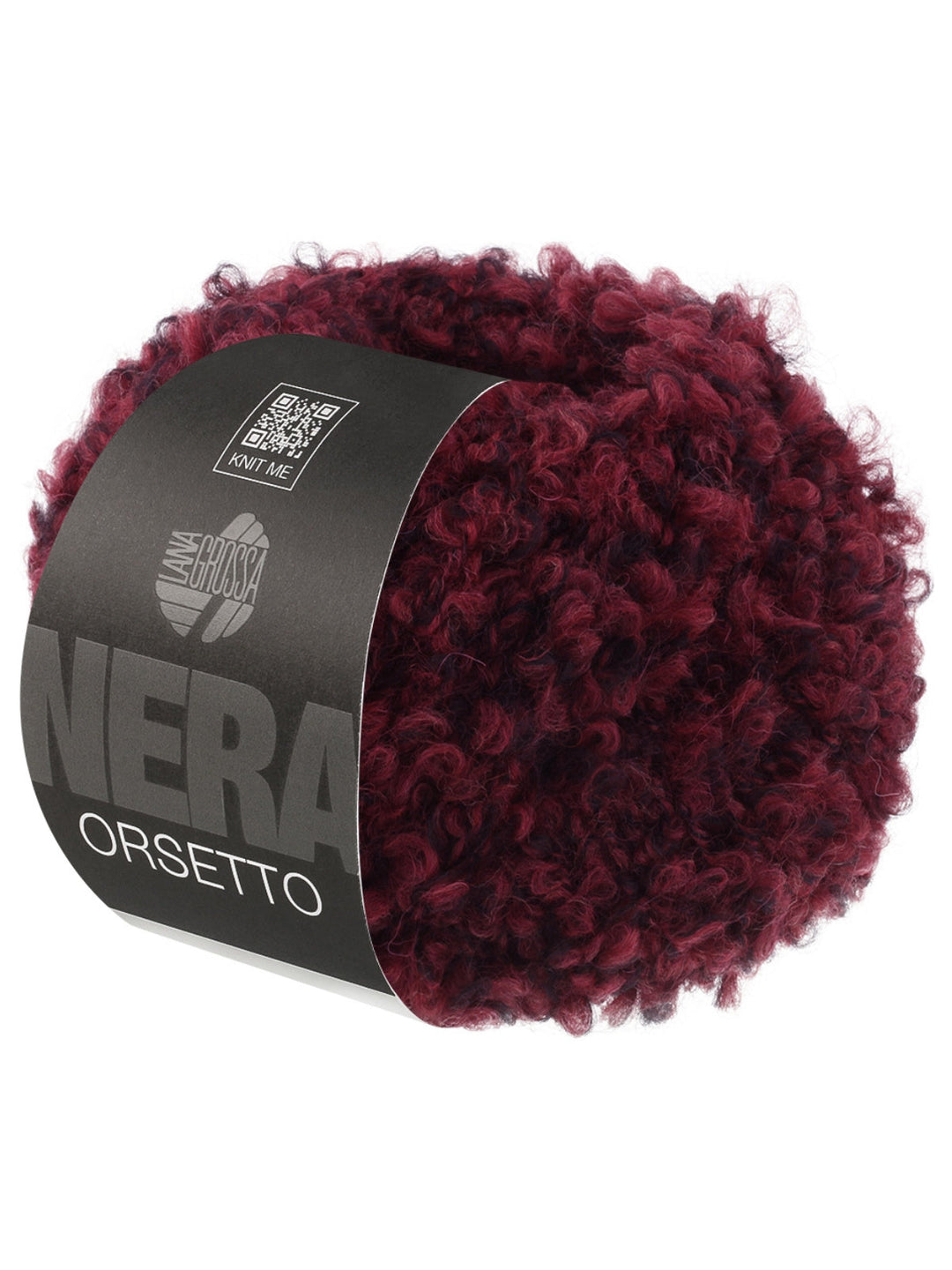 Orsetto Mouliné 102 Bordeaux/Schwarz