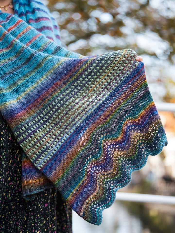 Strickpaket Lizas Tuch Shiny Trio - Winter