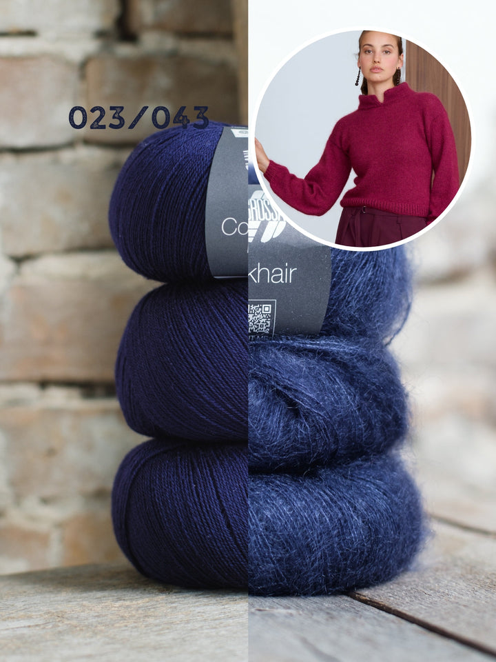 Strickpaket Cool Wool Lace Silkhair Pullover