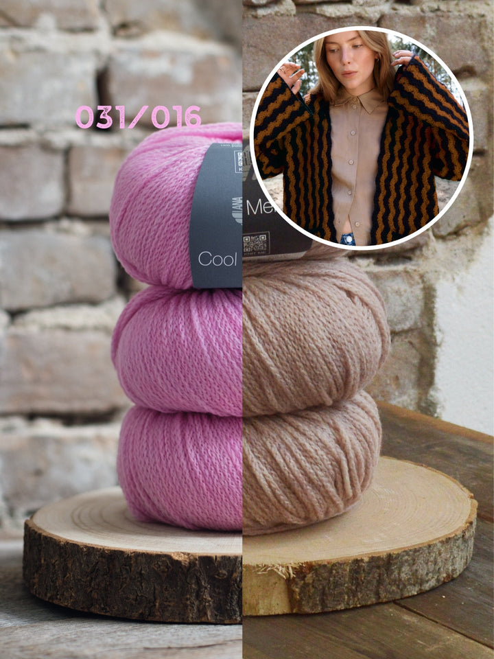 Häkelpaket Cool Merino Jacke