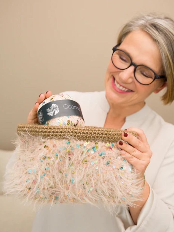 Strick- und Häkelpaket Basta Cosmo Handtasche