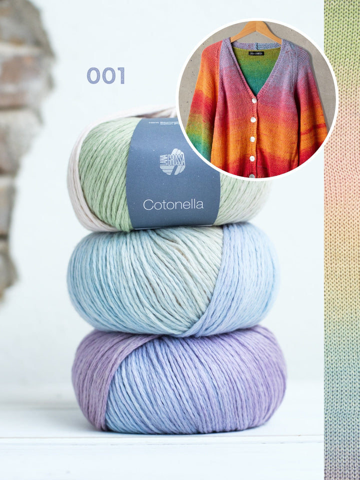 Strickpaket Cotonella Raglanjacke