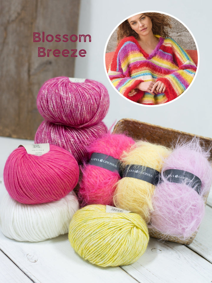 Strickpaket Basta Bottoni Summer Softness Streifenpullover