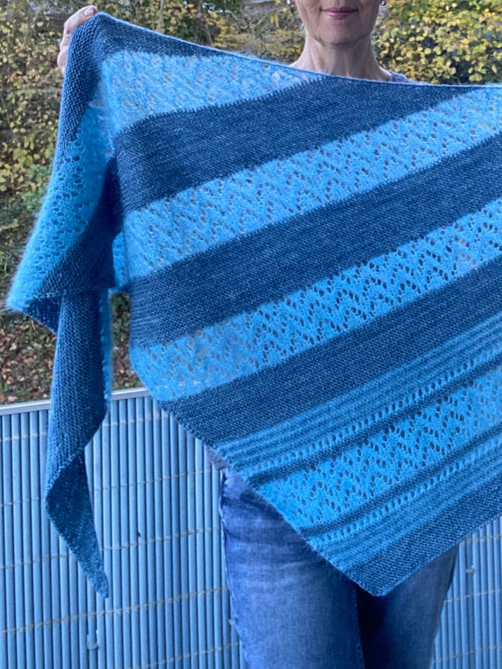 Strickpaket Lizas Tuch Tintenzauber