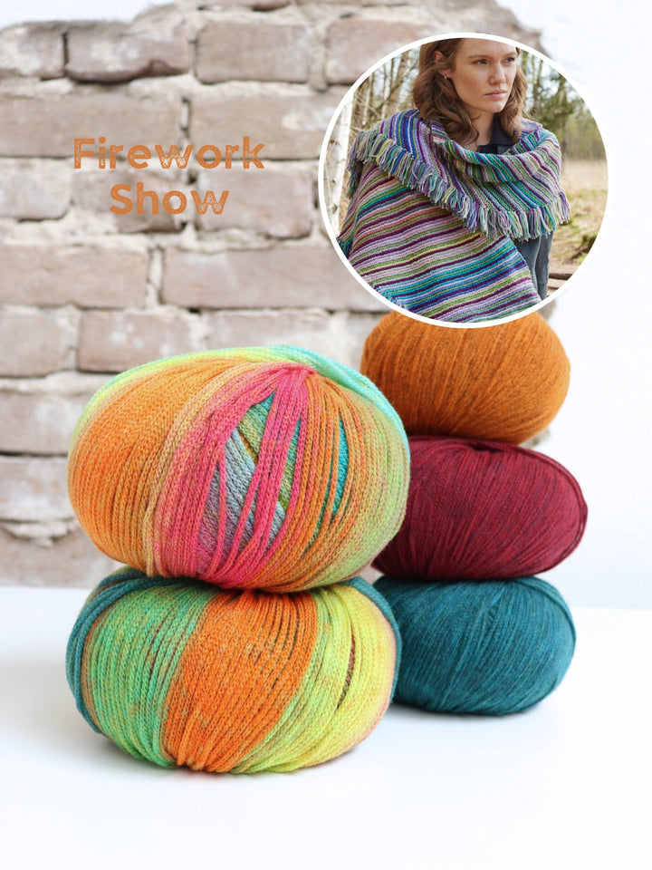 Strickpaket Farfalla Cashmere 16 Fine Dreieckstuch