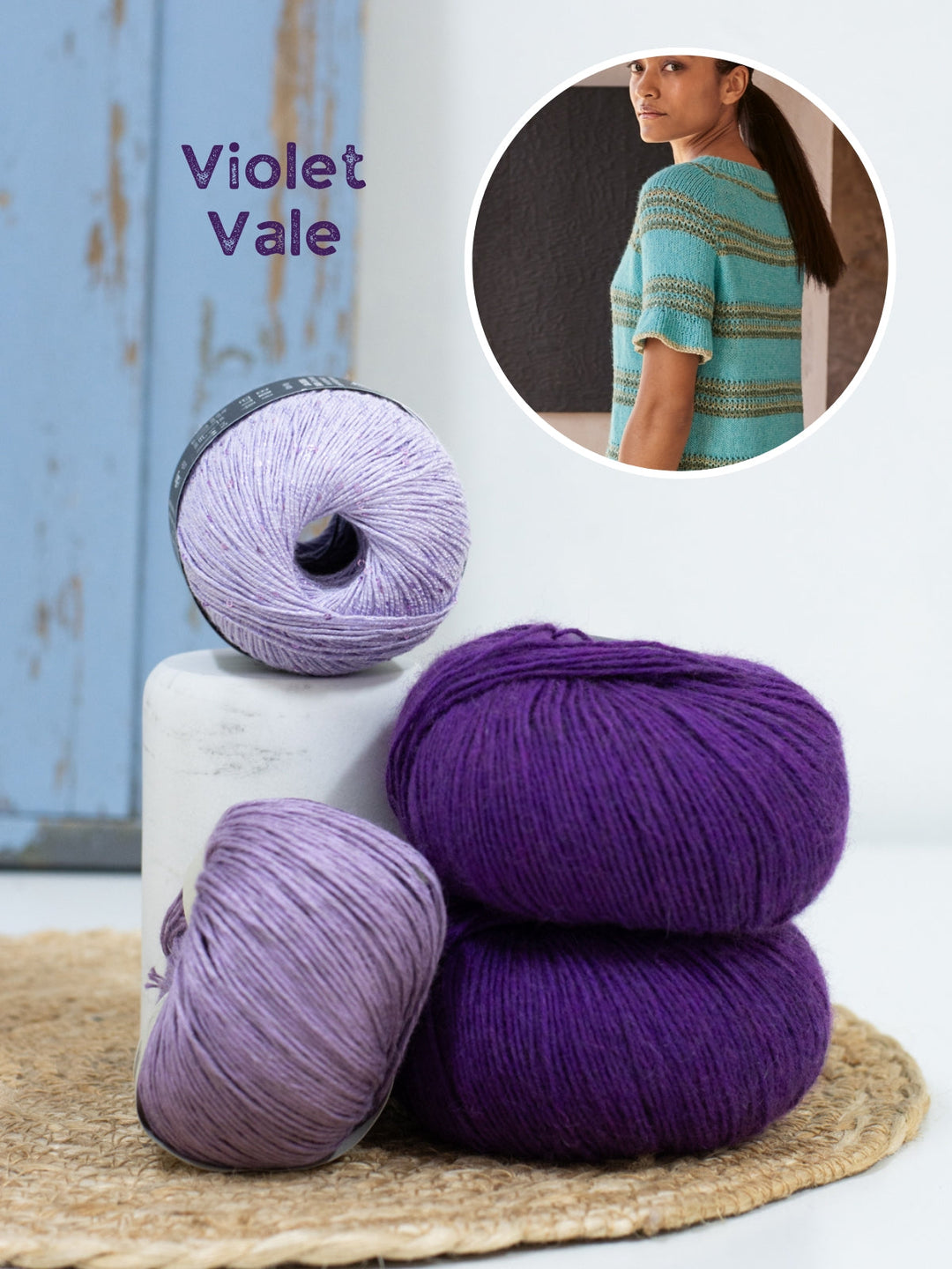 Strickpaket Tencellino Filo Paillettes Ecopuno Shirt Top Down