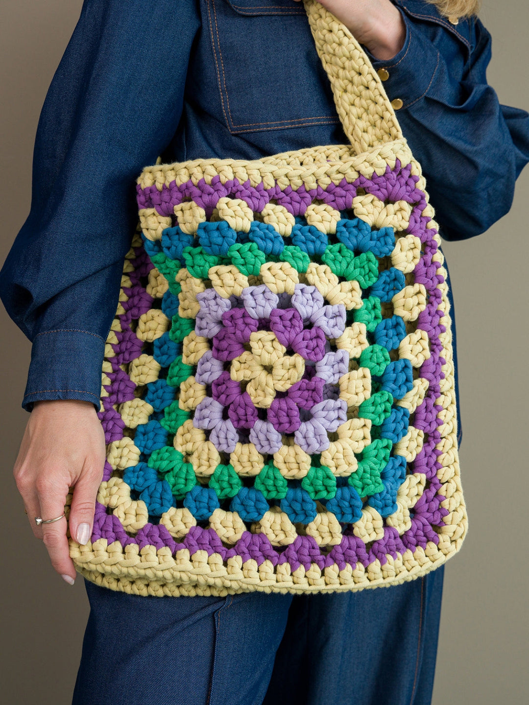 Häkelpaket Bunte Tote Bag - Tanja Steinbach