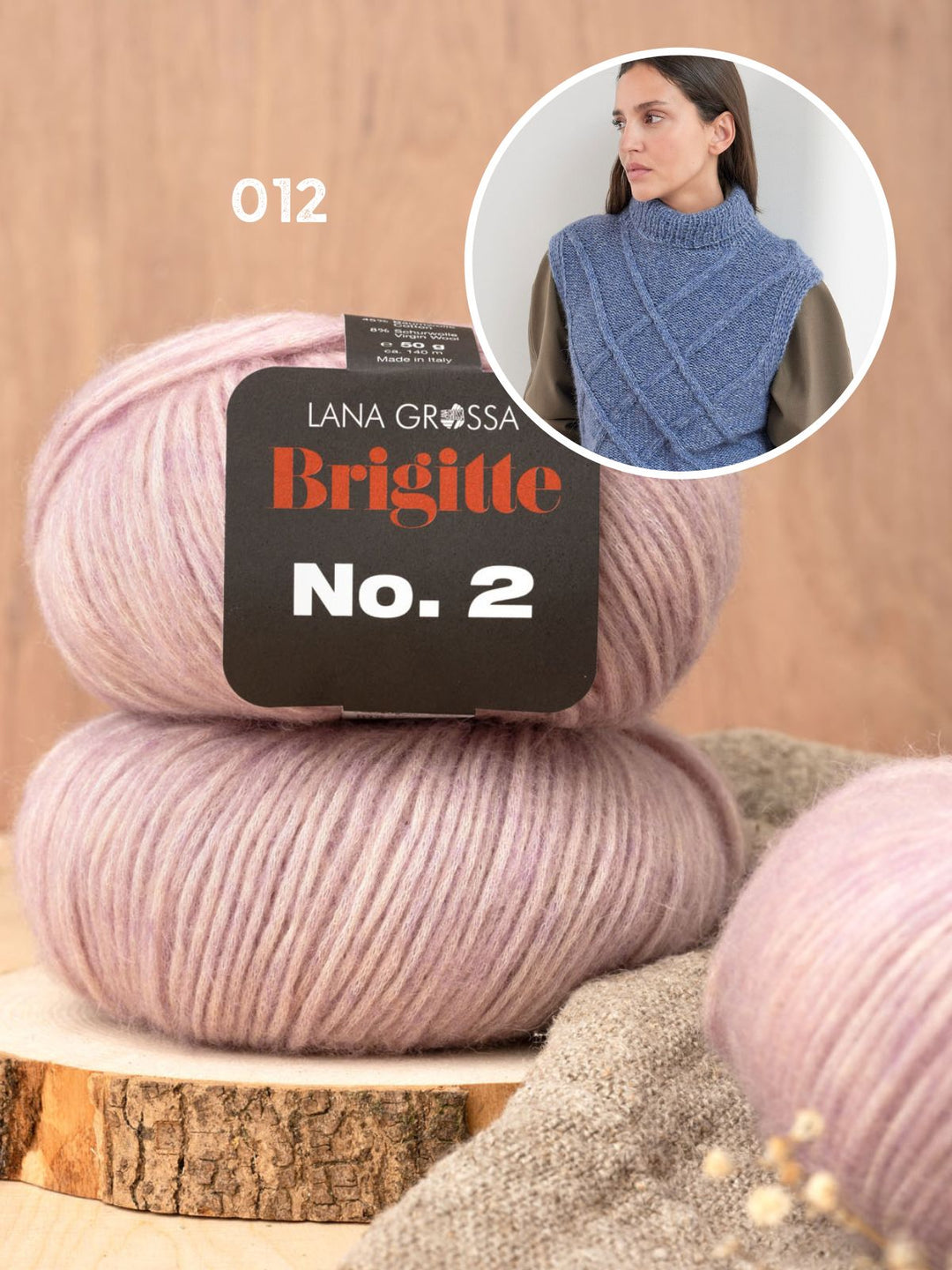 Strickpaket Brigitte No. 2 Pullunder