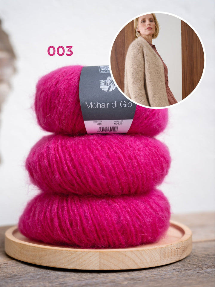 Strickpaket Mohair Di Gio Jacke