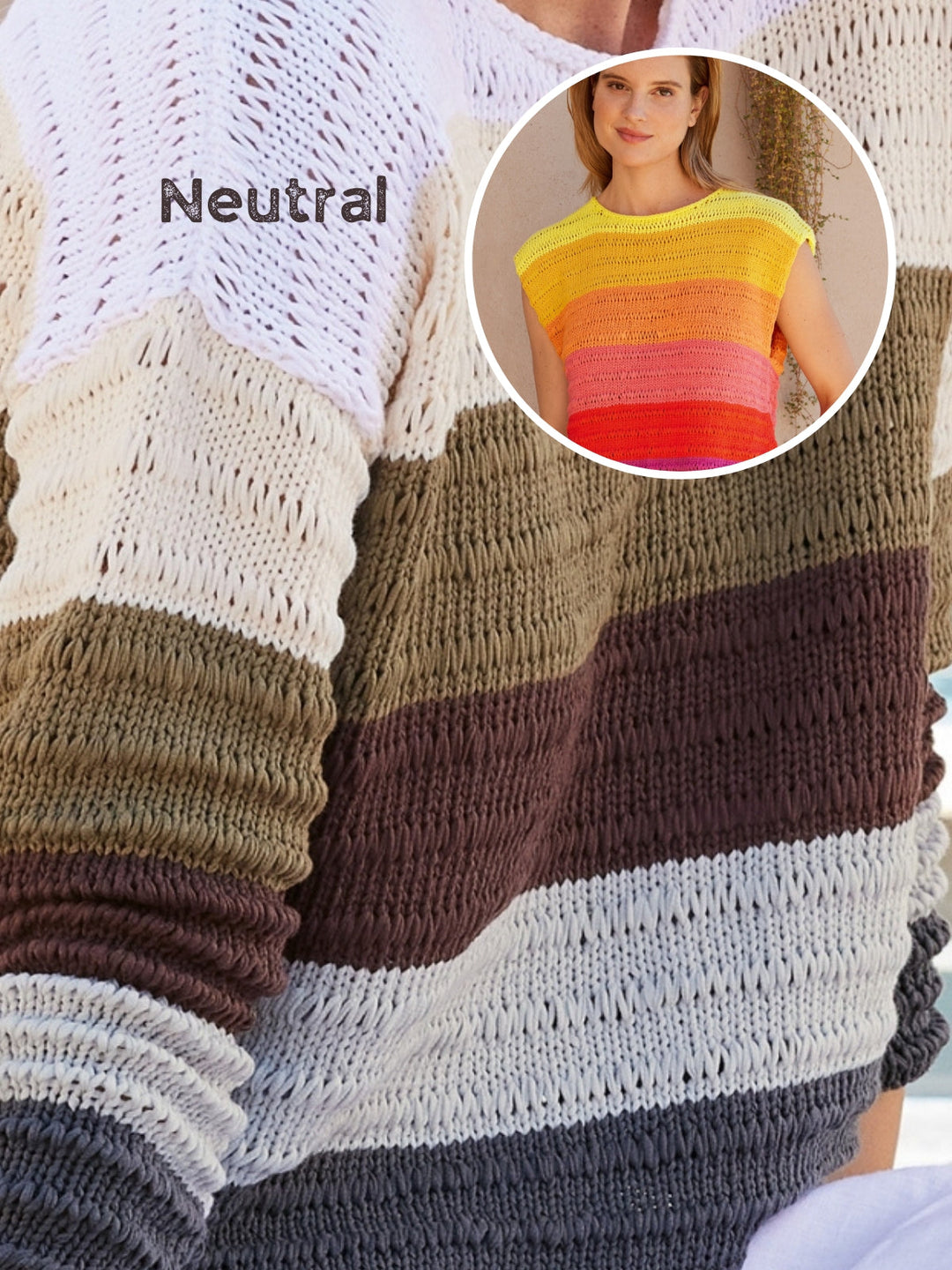 Strickpaket Tessera Streifentop