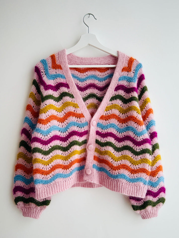 Strickpaket Jean Cardigan - Kolibri by Johanna