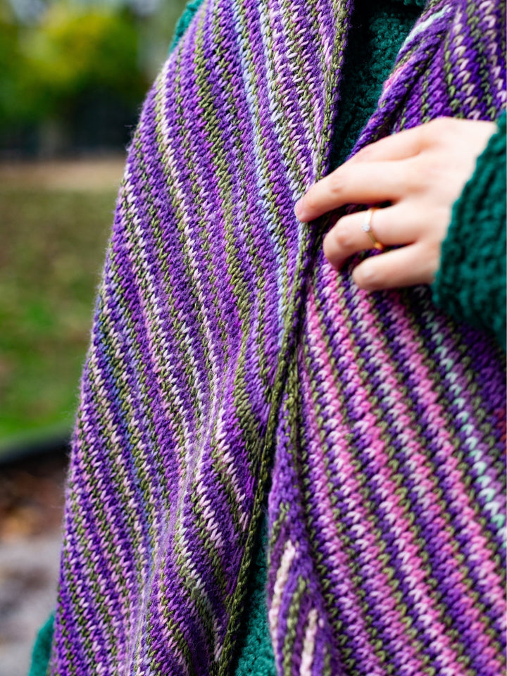 Tunesisches Häkelpaket Lavender Scarf – Studio Hook & Yarn