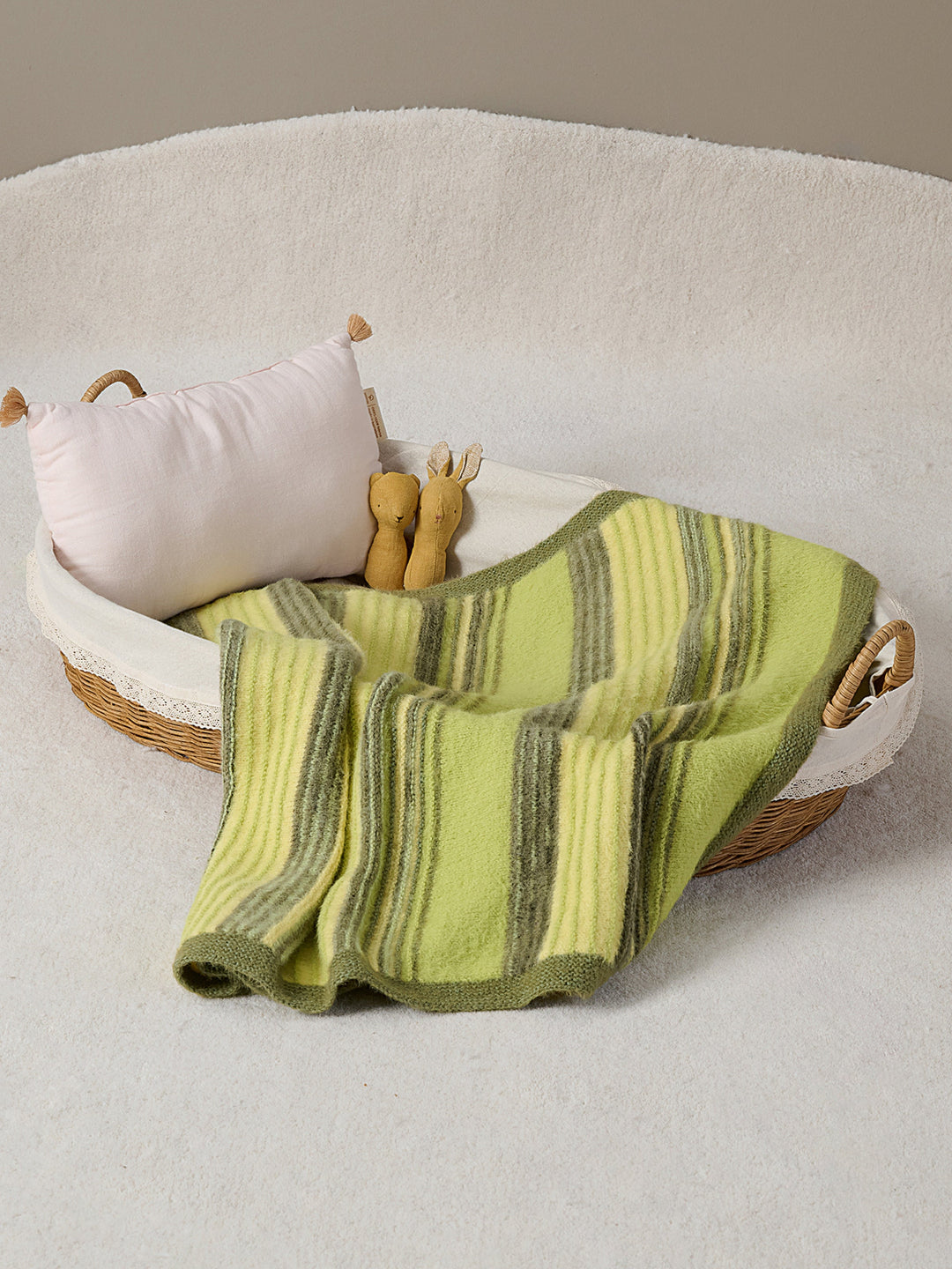 Strickpaket Cosy Socks Gestreifte Decke