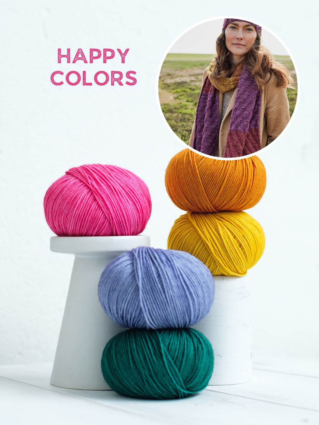 Strickpaket Cool Wool Vintage Schal