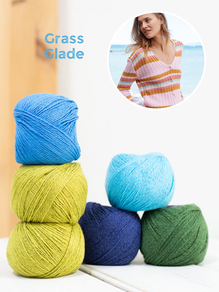 Strickpaket Campo gestreifte Jacke