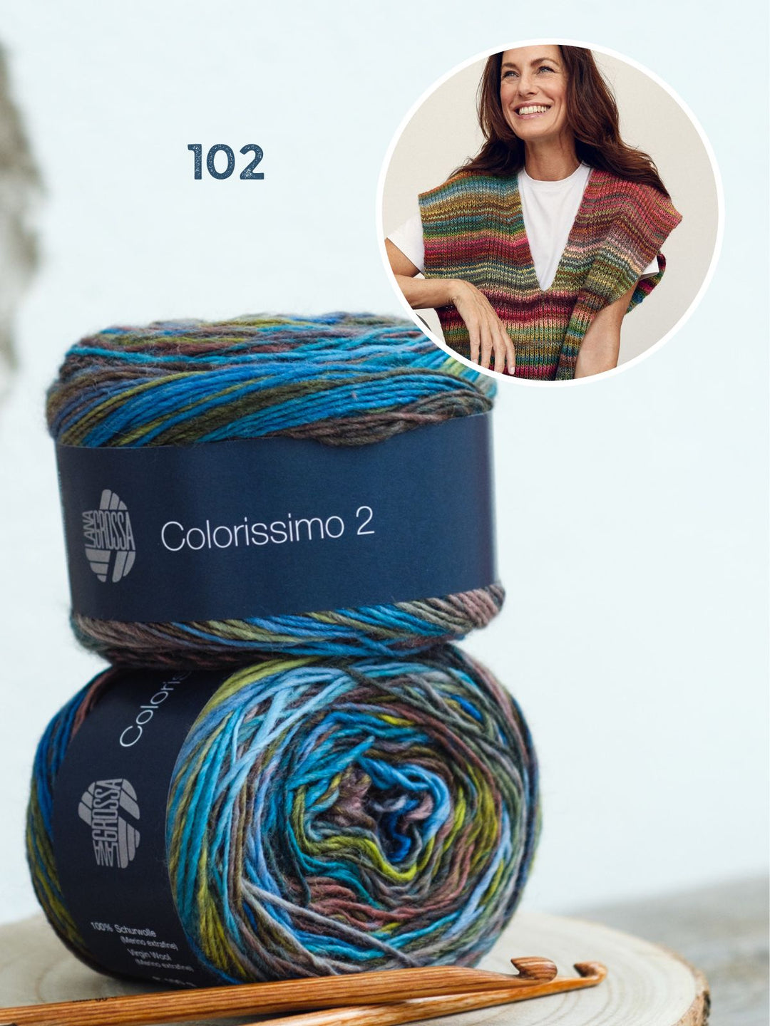 Strickpaket Colorissimo Pullunder