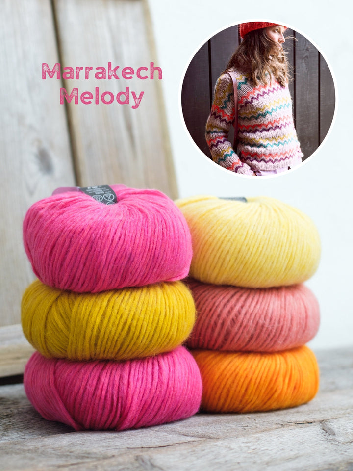Strickpaket Brigitte no. 2 Zackenpulli