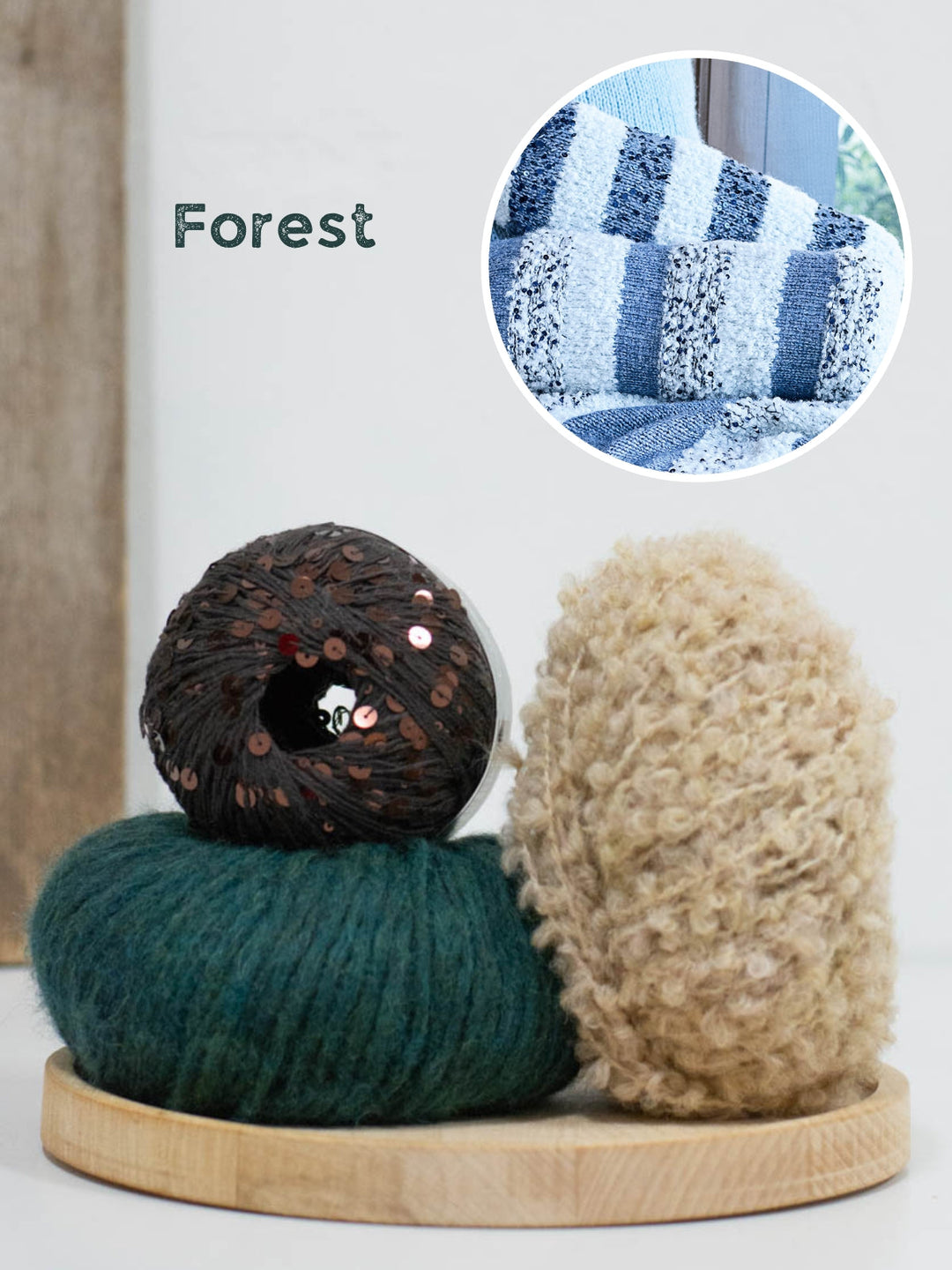 Strickpaket Orsetto Brigitte No. 2 Cosmo Nackenrolle