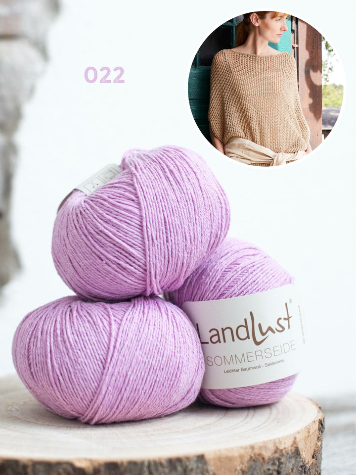 Strickpaket Landlust Sommerseide Pullover