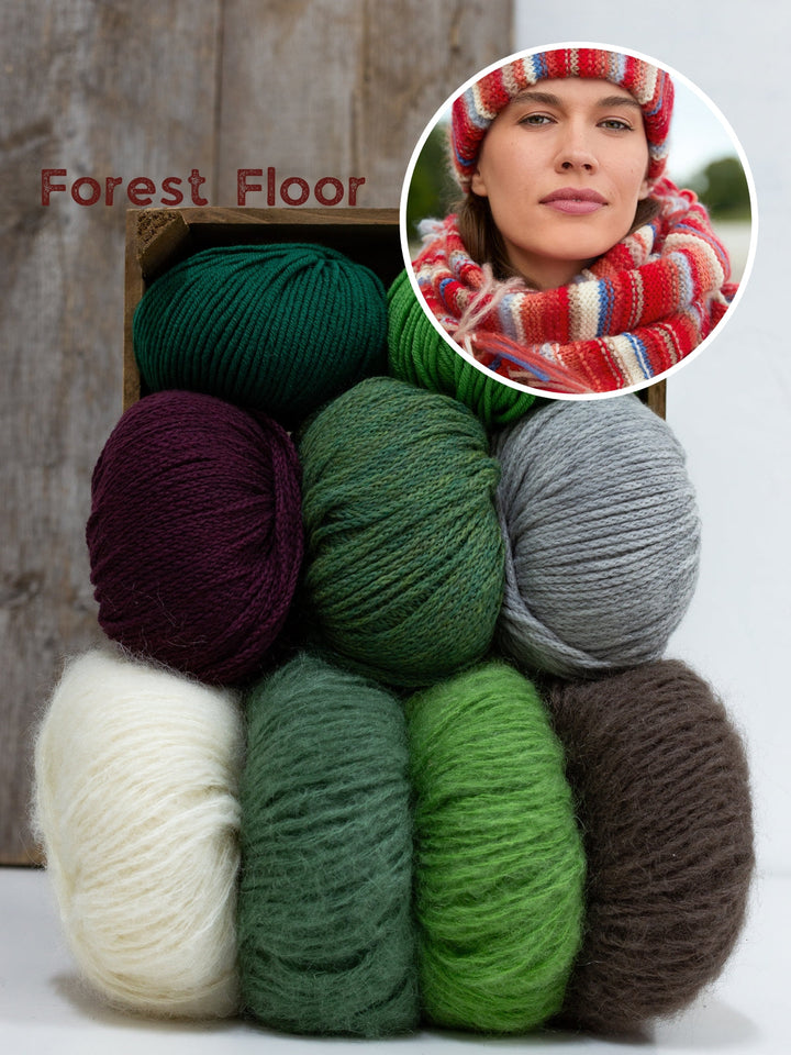 Strickpaket Mohair Di Gio Cool Wool Superbig Cool Merino Schal + Mütze