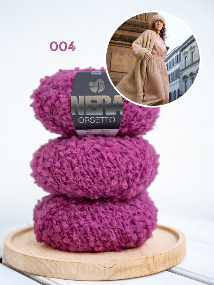 Strickpaket Orsetto langer Mantel
