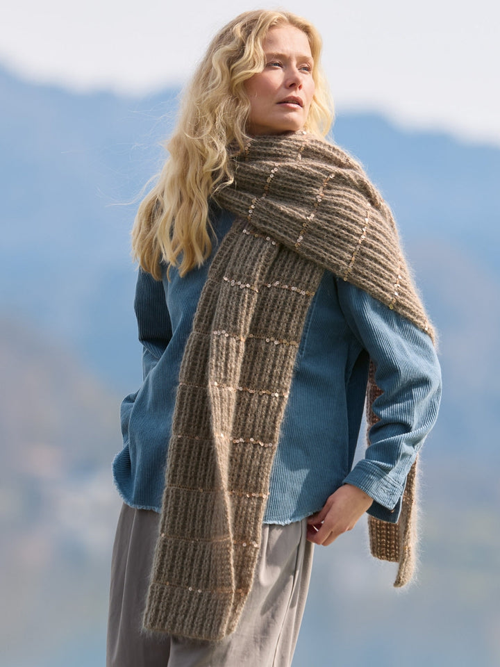 Häkelpaket Cool Wool Lace Silkhair Cosmo Schal