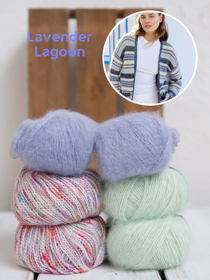 Strickpaket Maglia Setasuri Finito Streifenjacke