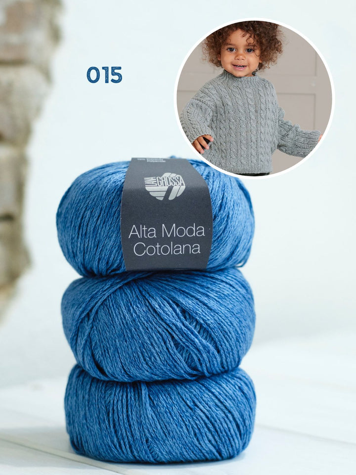 Strickpaket Alta Moda Cotolana Kinderpullover