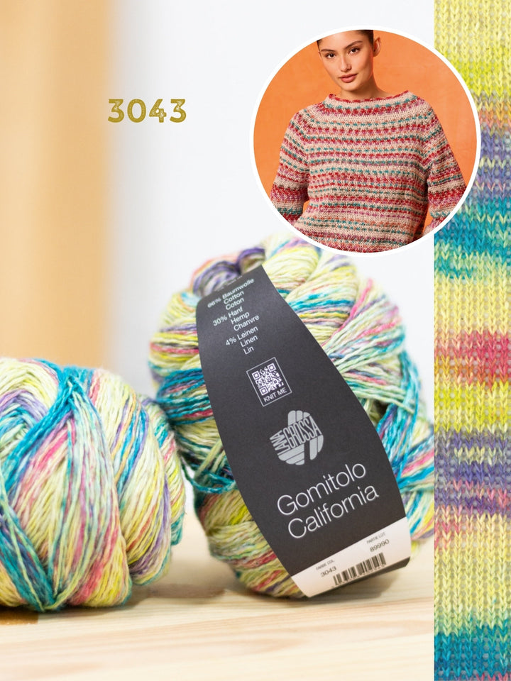 Häkelpaket Gomitolo California Raglanpullover